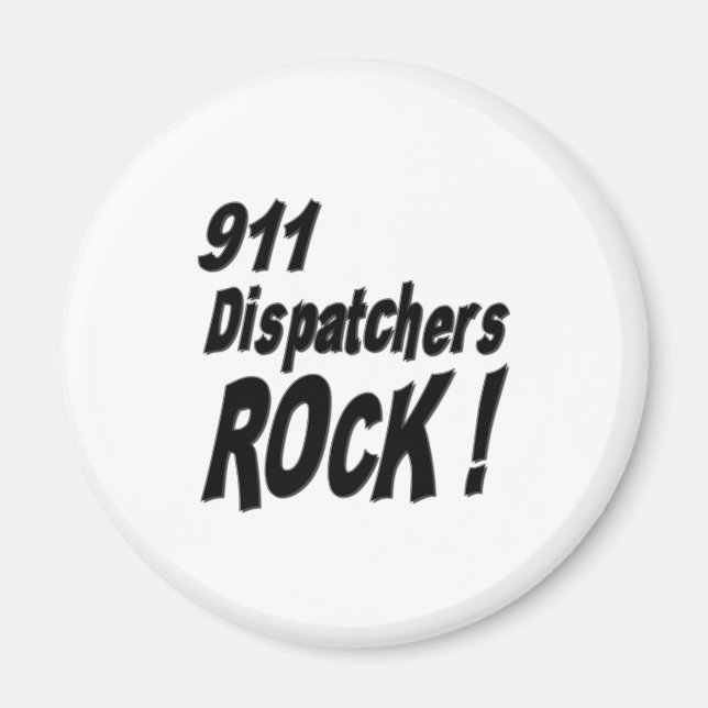 911 Dispatchers Sten! Magnet (Framsidan)