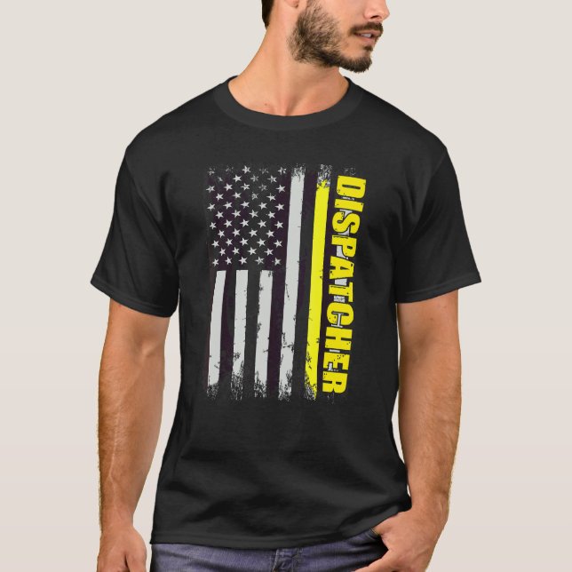 911-disponent Förste svarande dispatch T Shirt (Framsida)