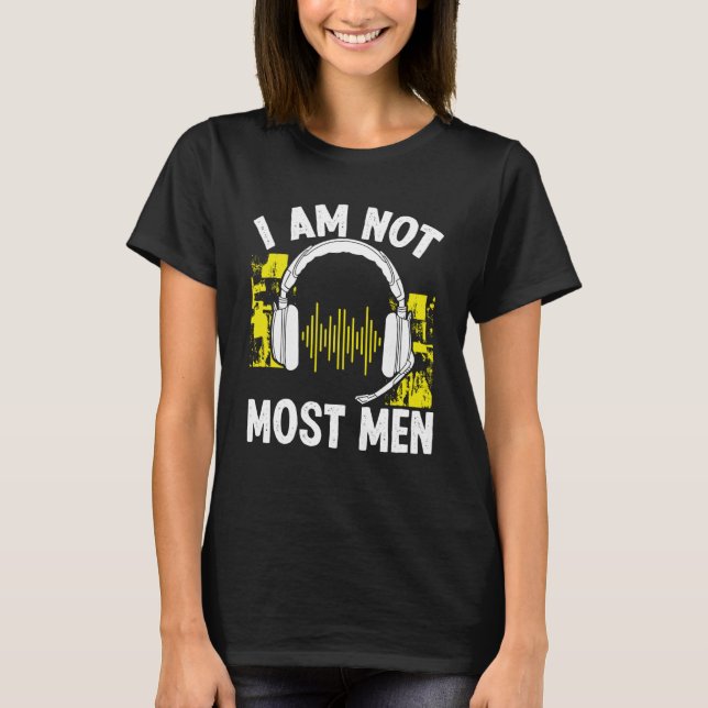 911 Disponent Operatör Jag är inte de flesta Män T Shirt (Framsida)