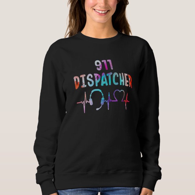 911-disponent Söt Färgrik T Shirt (Framsida)
