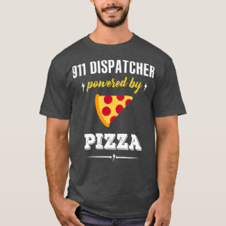 911 Försändare med Pizza T Shirt