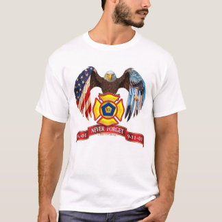 911 glöm aldrig T-skjortan Tee Shirt