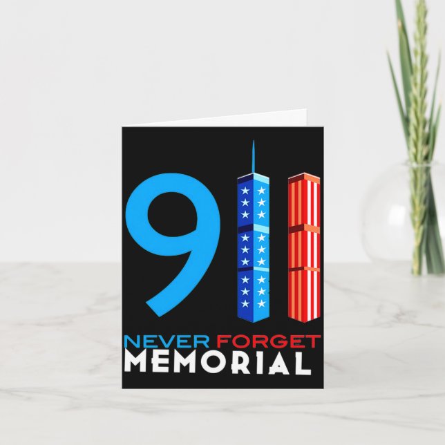 911-minnesmärke 911-minnesmärke  kort (Framsida)