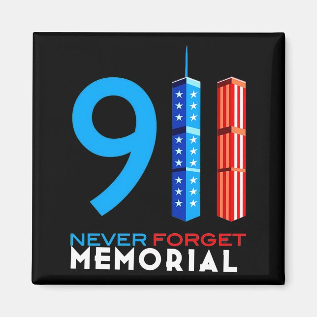 911 minnesmärke 911 minnesmärke  magnet (Framsidan)