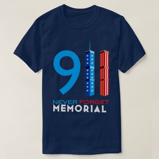911 minnesmärke t shirt (Design framsida)