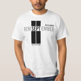 911 minns den September 11 T-tröja T Shirt