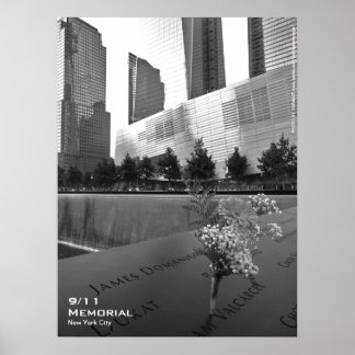 911 NYC-minnen Poster 18 x 24 BW5