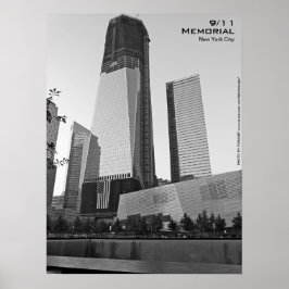 911 NYC-minnen Poster 18 x 24 BW8