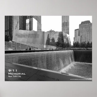 911 NYC-minnen Poster 24 x 18 BW4