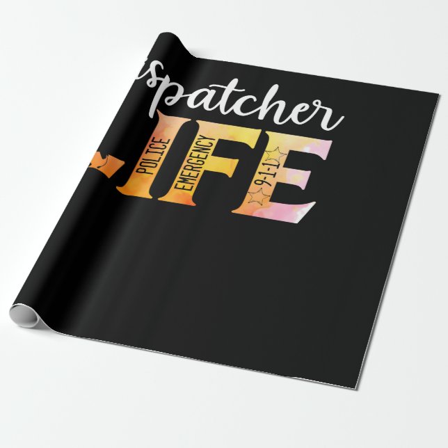 911 Polisens Akut Dispatcher Life Guld Presentpapper (Utrullad)