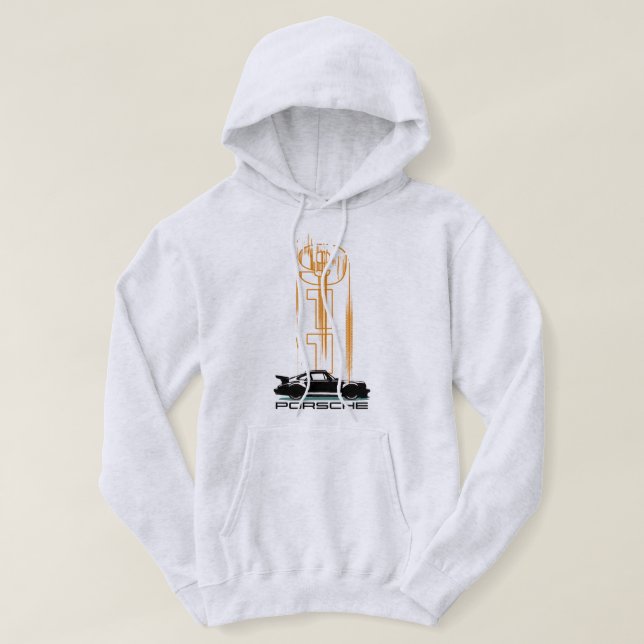 911 PORSCHE turbo Hoodie (Design framsida)