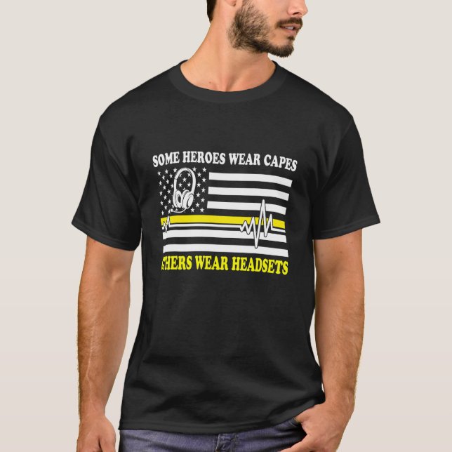 911 Sändare vissa Heroes Bära Capes Övrigt Bära T Shirt (Framsida)