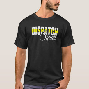 911 Sändning av tunn Gult i USA flagga T Shirt