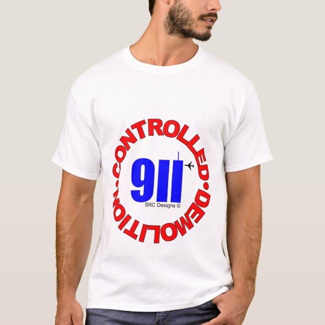 911 T-TRÖJA 9/11 TEE SHIRT (Framsida)