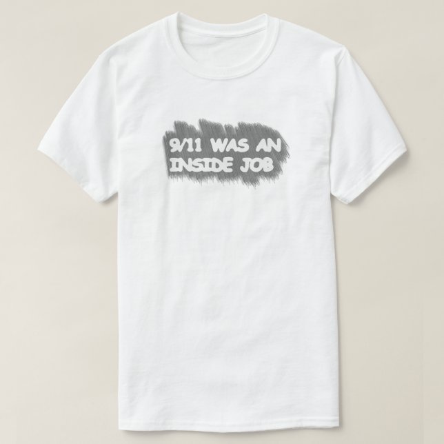911 var ett inre jobb t-shirt (Design framsida)
