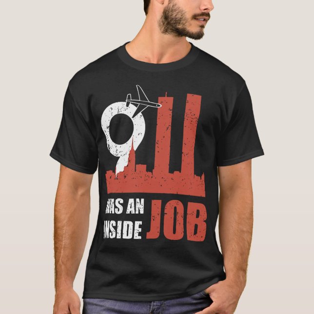 911 var t-skjortor för en insidajobbgeek t shirt (Framsida)