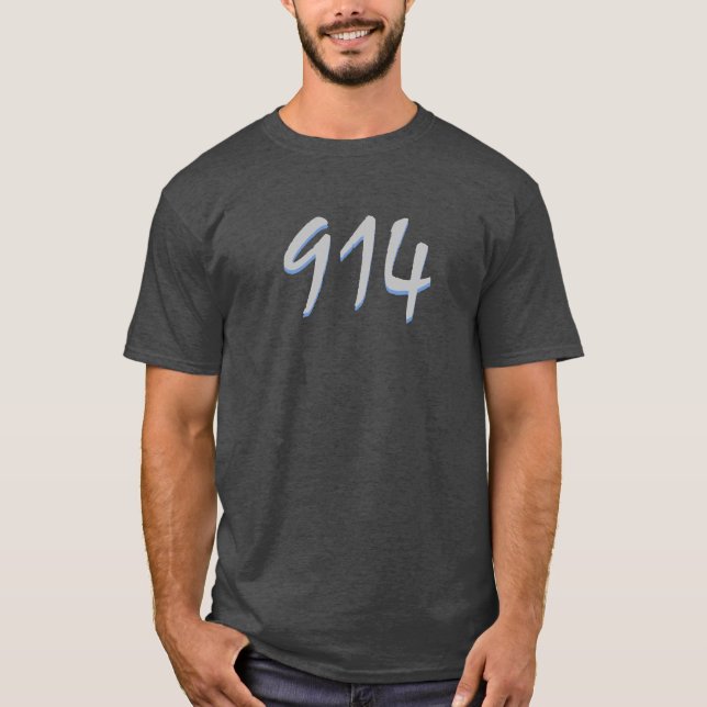 914 Områdeskod T Shirt (Framsida)