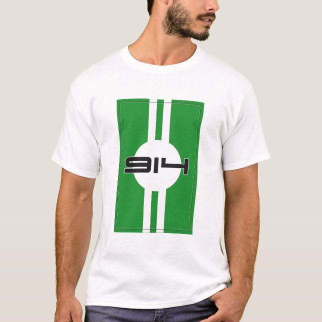 914 Racing Design T Shirt (Framsida)