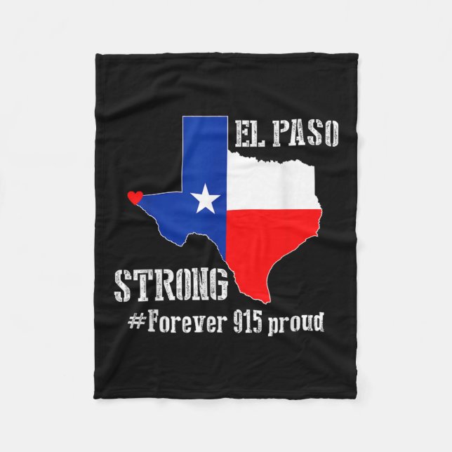 915 Proud El Paso Strong T Shirt Fleecefilt (Framsidan)