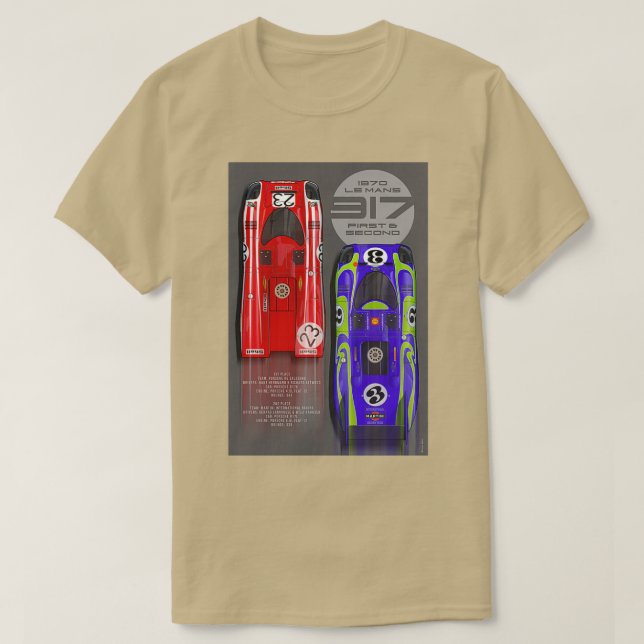 917 Första och andra LM 1970 T Shirt (Design framsida)