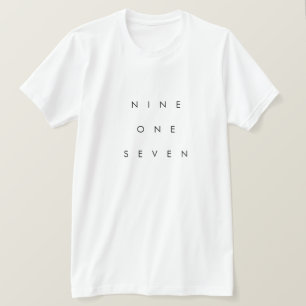 917 Områdeskod T Shirt