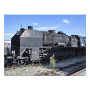 919.138 Ånglok Fototryck