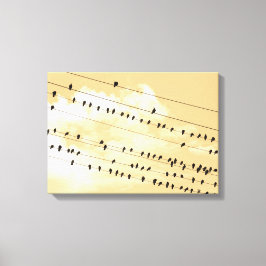 91.1 Fåglar Canvastryck