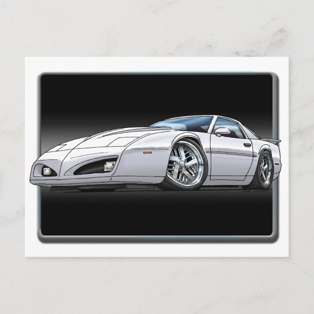 91_92_Firebird_White Vykort (Framsida)