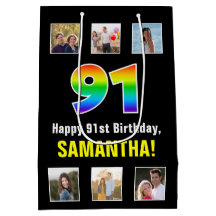 91:a födelsedag: Rainbow "91", Anpassningsbar Phot