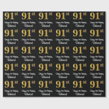 91:a födelsedagen: Elegant Luxurious Faux Guld Tit