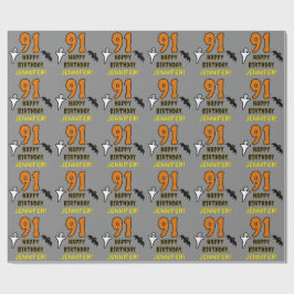 91:a födelsedagen: Spooky Halloween Theme, eget na Presentpapper