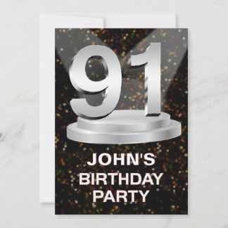 91:a Födelsedagsfest inbjudan Lägg till Namn