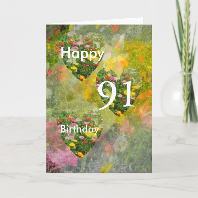 91-årsdag kort (Framsida)