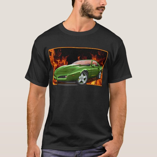 91_Grönt_Firehawk T-shirt (Framsida)