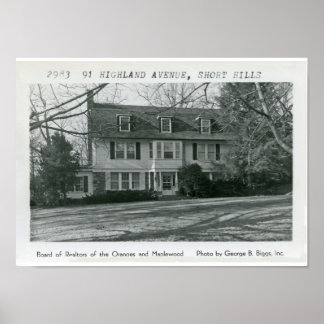 91 Highland Avenue Kort Backe NJ Poster