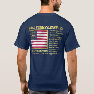 91st Pennsylvania volontärinfanteri (BH) T Shirt