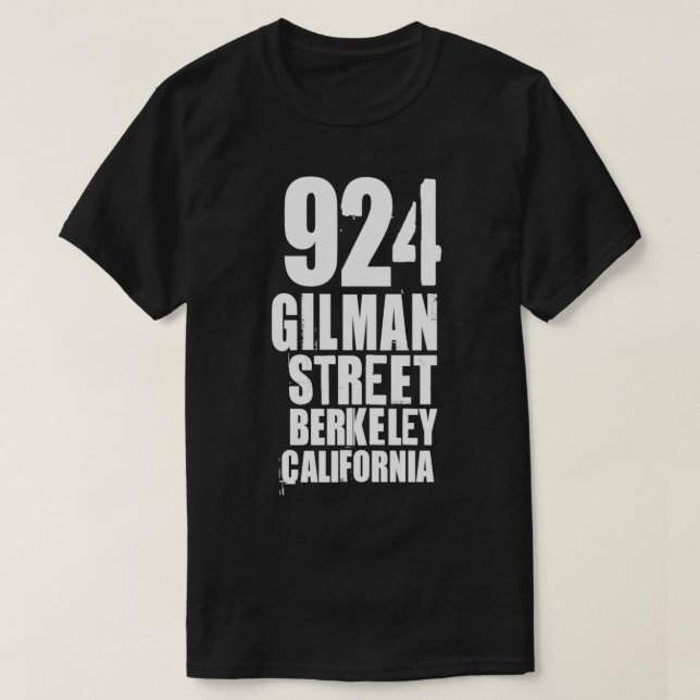 924 Gilman Street  T Shirt (Design framsida)