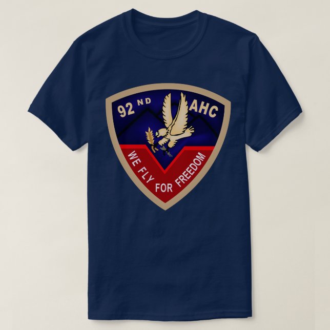 92:a Assault Helicopter Company AHC T Shirt (Design framsida)