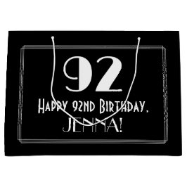92:a födelsedagen: Art Deco Inspired Stil "92", Na