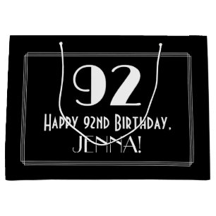 92:a födelsedagen: Art Deco Inspired Stil "92", Na
