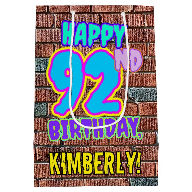 92:a födelsedagen: Roligt, Urban Graffiti Inspired (Baksidan)