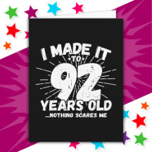 92 år gammalt sarkastiskt minne funny 92:a födelse