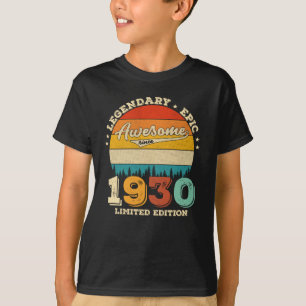 92-åriga Fantastisk sedan 1930 92:a födelsedagspre T Shirt