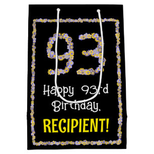 93:e födelsedagen: Blommigt Flowers Number, eget n