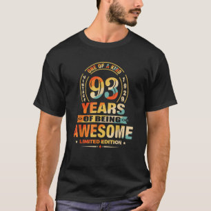 93:e födelsedagen ger 93 år av att vara Fantastisk T Shirt