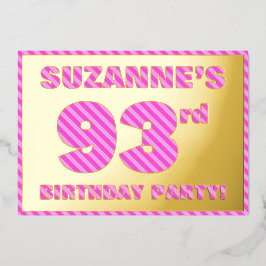 93:e Födelsedagsfesten - Fet, Roligt, Rosa Rand # 