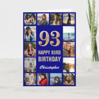 93:e Grattis på födelsedagen-flottan, blått och Gu