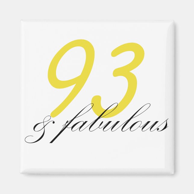 93 & Fabulous Magnet (Framsidan)