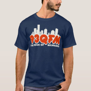 93 QFM Sten i Milwaukee Defunct Radio Station T Shirt