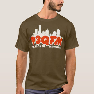 93 QFM Sten i Milwaukee Defunct Radio Station T Shirt